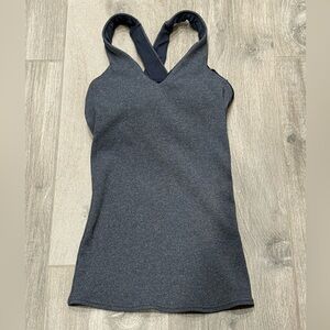 ALO heathered navy blue tank-XS
